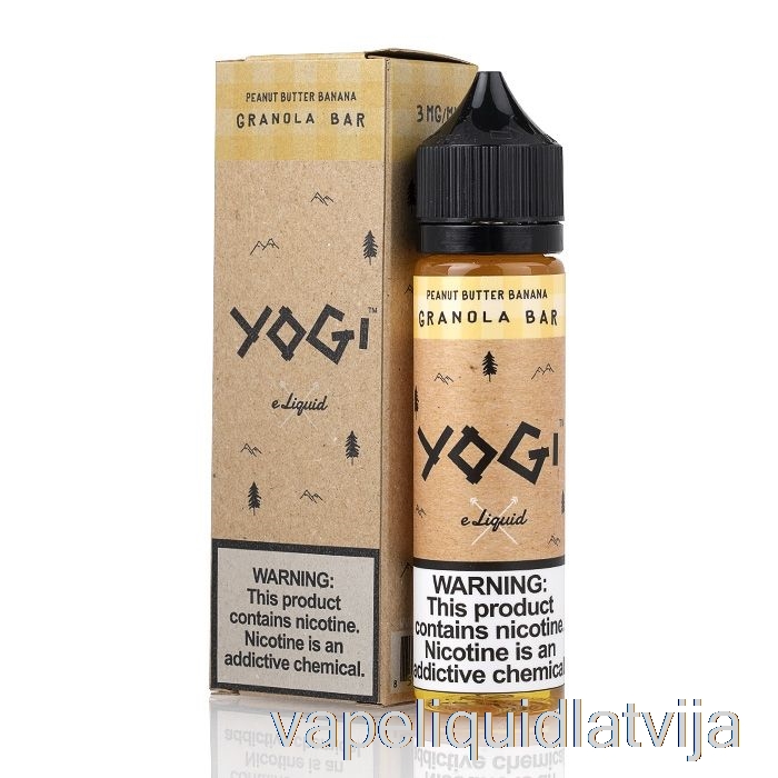 Zemesriekstu Sviests Banānu Granola Batoniņš - Yogi E-šķidrums - 60ml 0mg Vape šķidrums